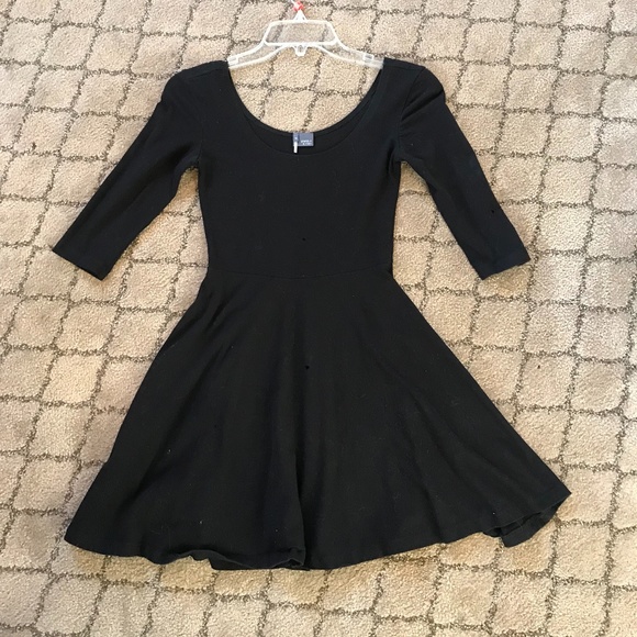 cute black skater dress